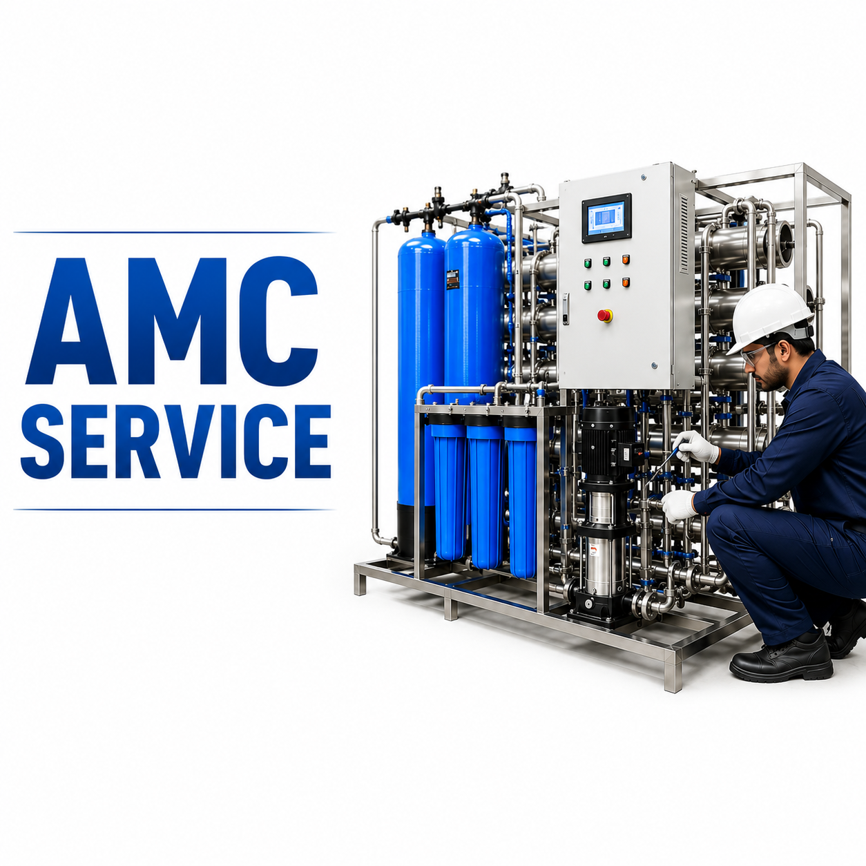 Industrial RO Plant Engineering Technical AMC Maintenance Verification Workflow